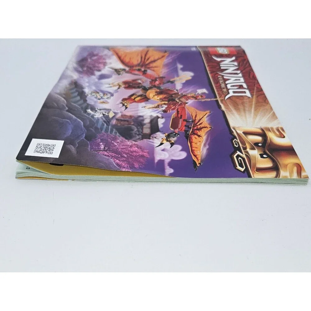 LEGO Ninjago Fire Dragon Attack 71753 Instruction Manual Book Only